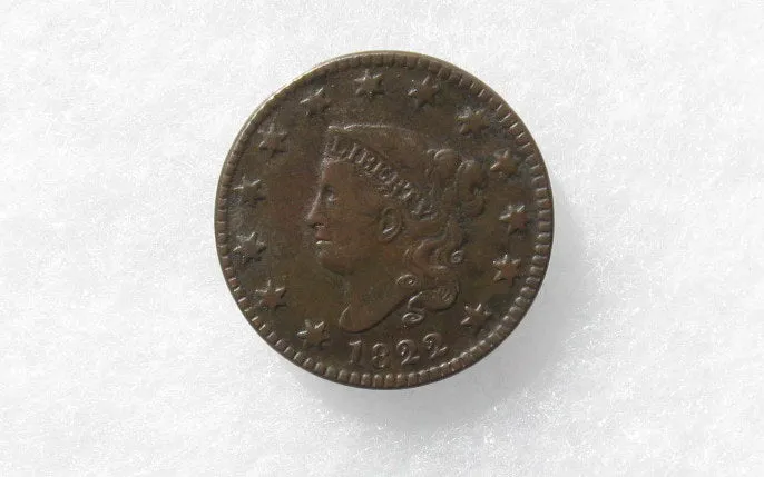 1822 Large Cent VF-20