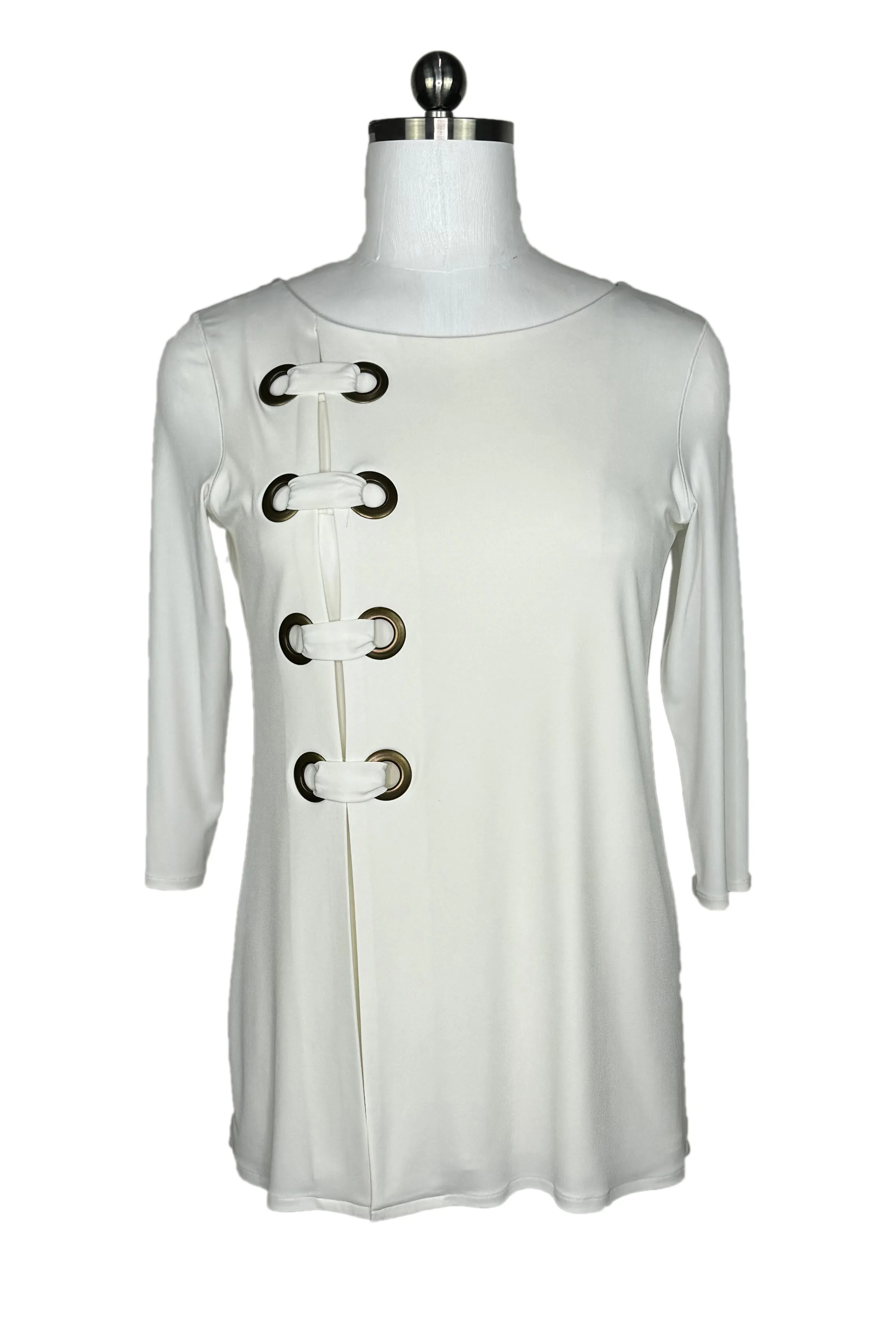 3/4 sleeve side grommet tunic