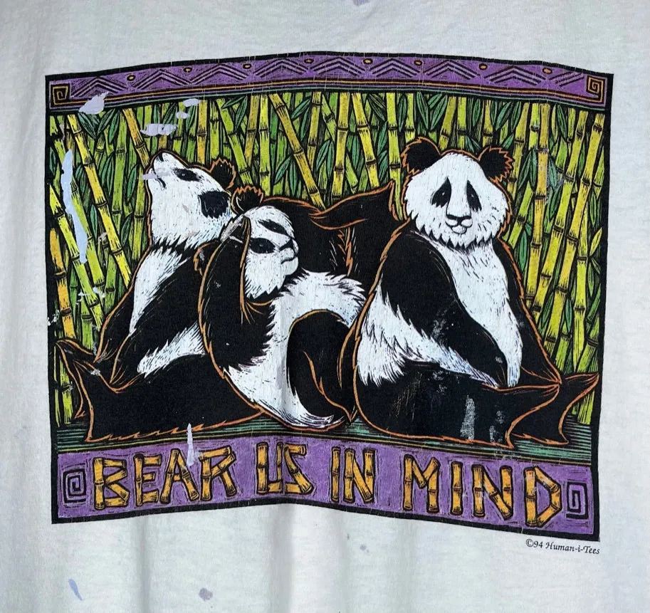 Bear Us in Mind Panda T-Shirt: XL