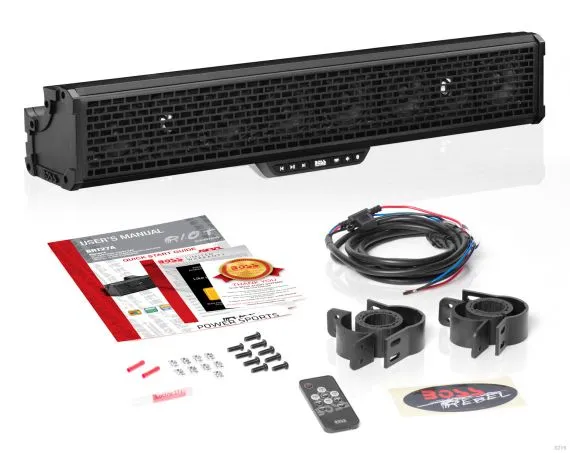 Boss Audio ATV/UTV Sound Bar - 27" Bluetooth Audio