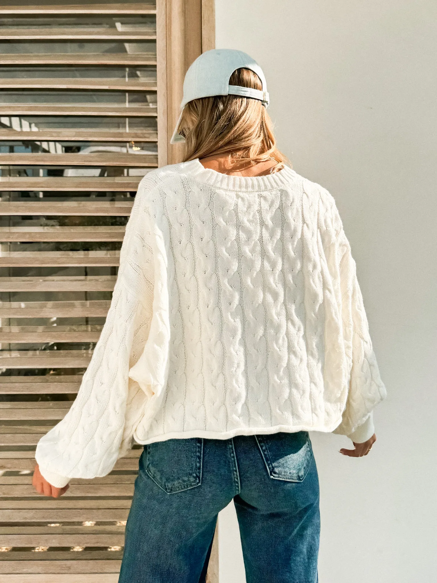 Calabria Cable Knit Sweater