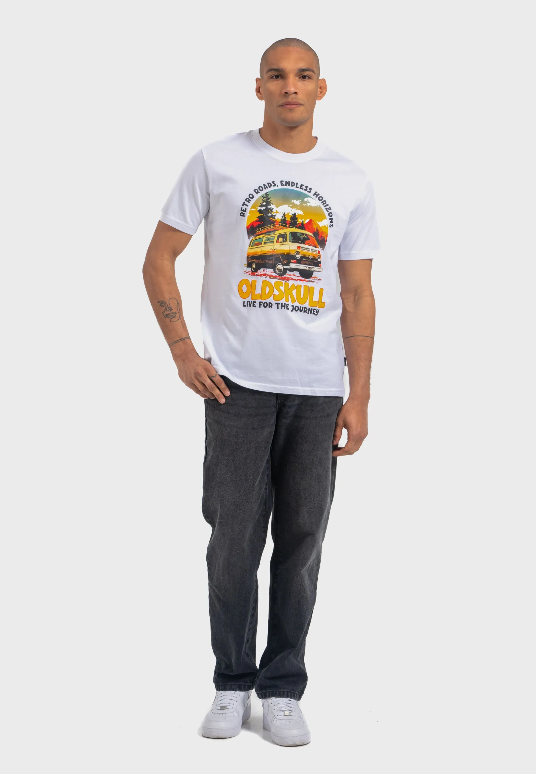 Camper Van T-Shirt White