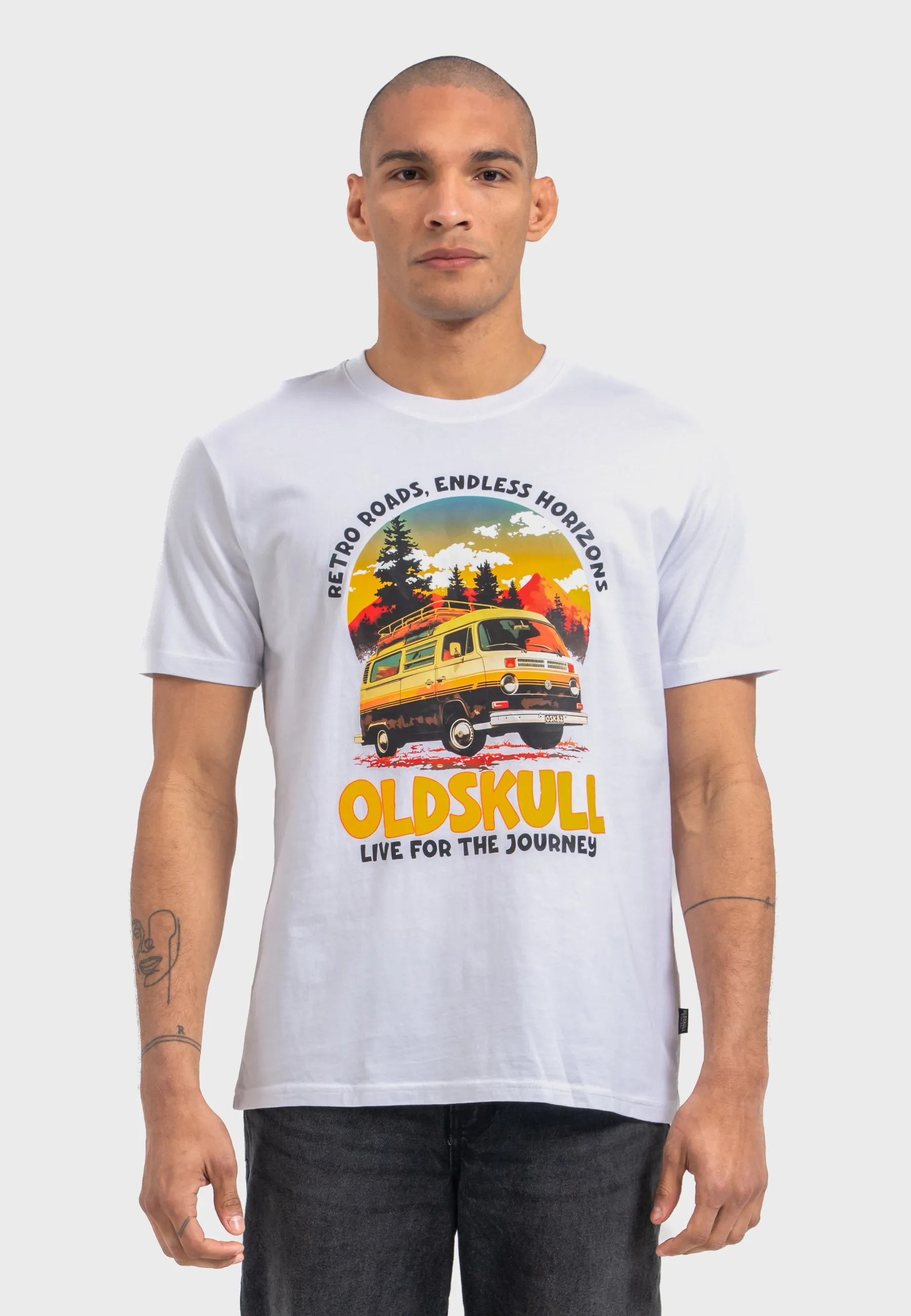 Camper Van T-Shirt White
