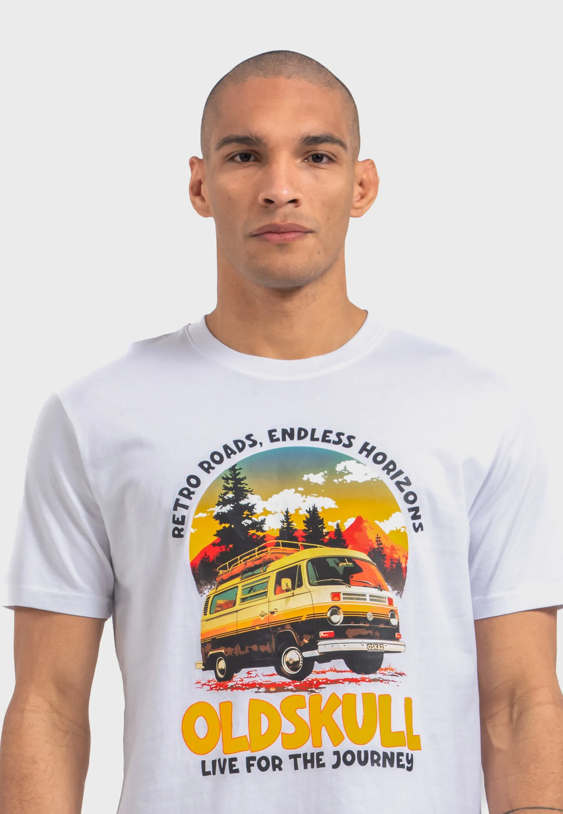 Camper Van T-Shirt White