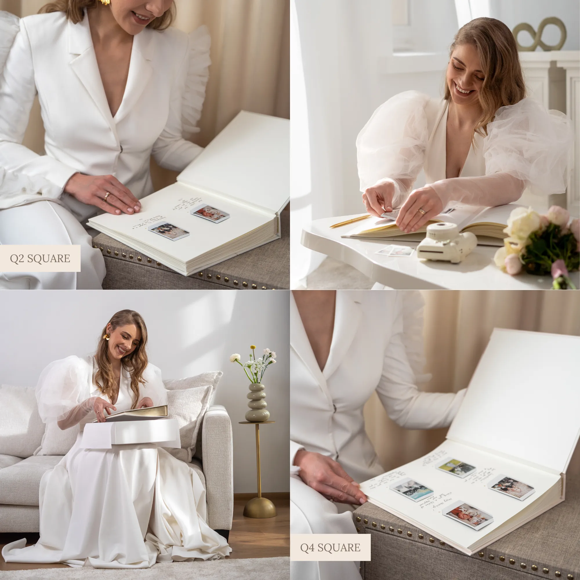 Dusty Sky Blue   Real Gold | Guest Book