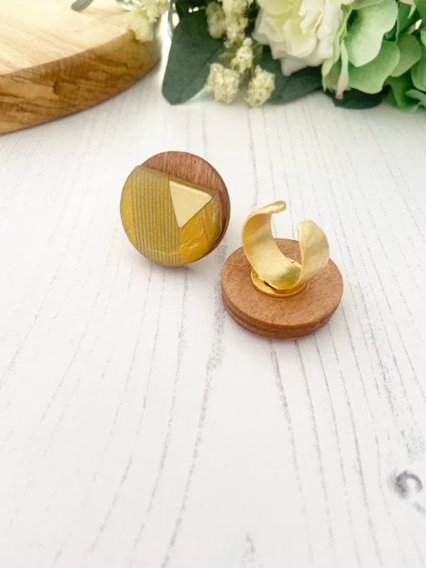 Fashion Ring in Red & Yellow