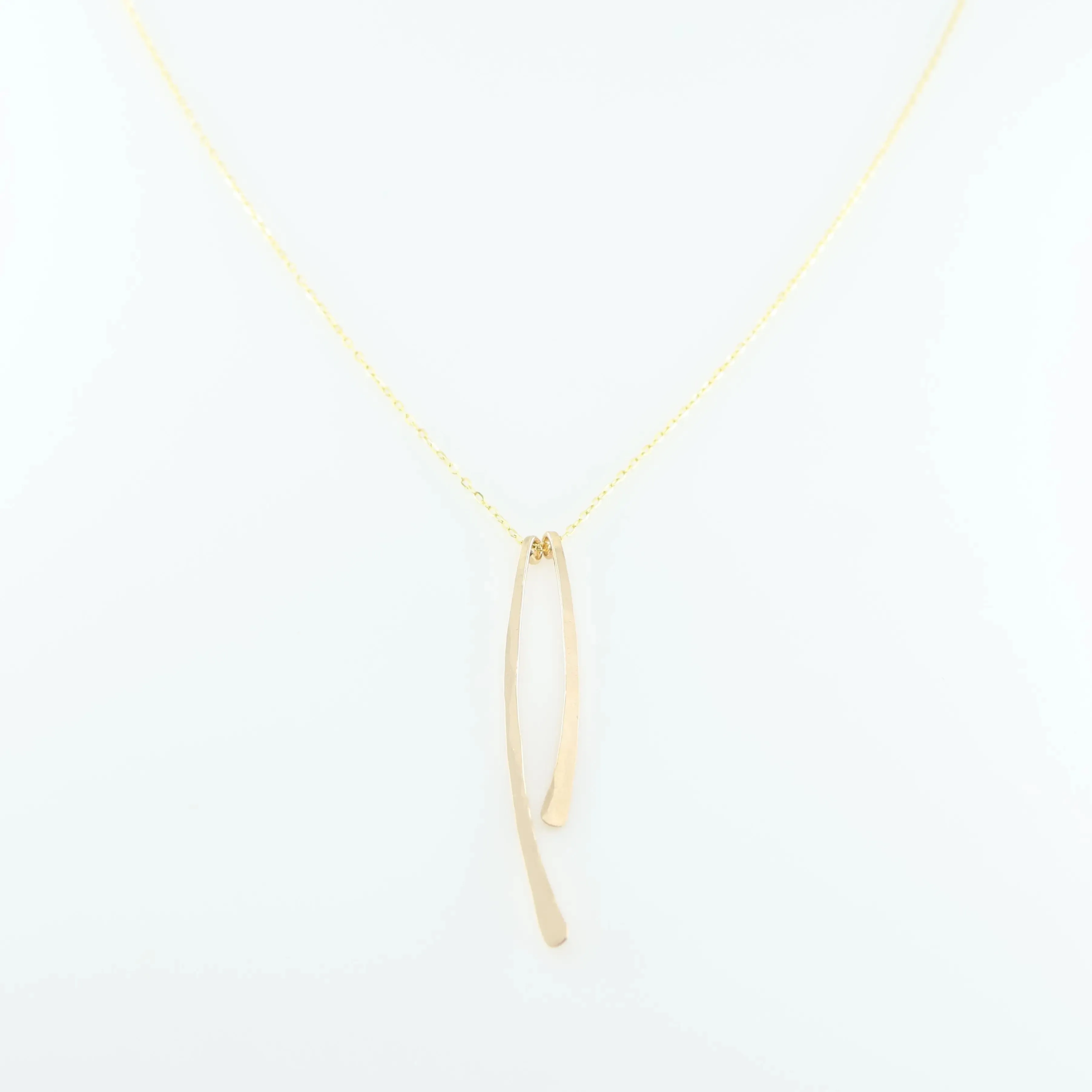 Forged Double Stick Necklace