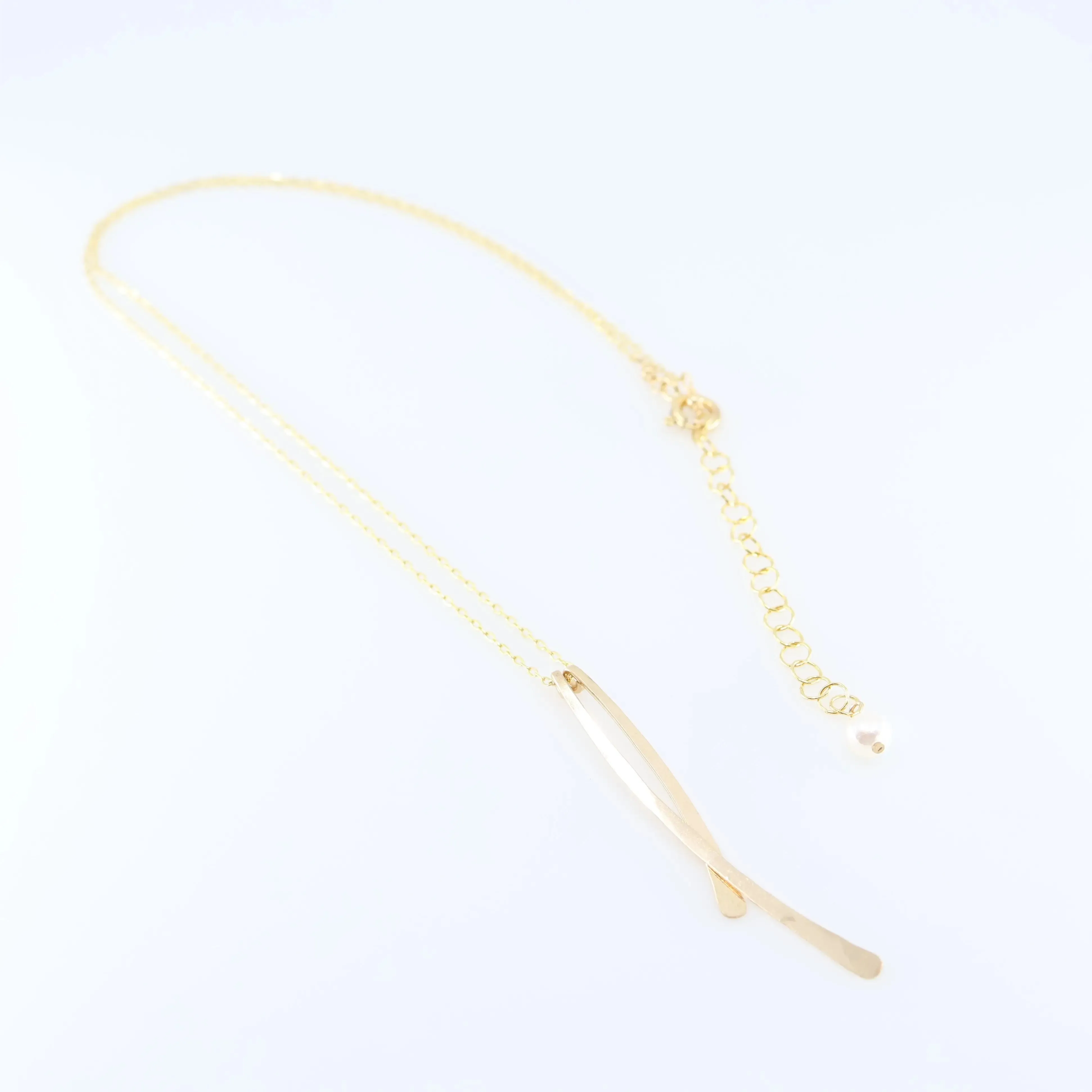 Forged Double Stick Necklace