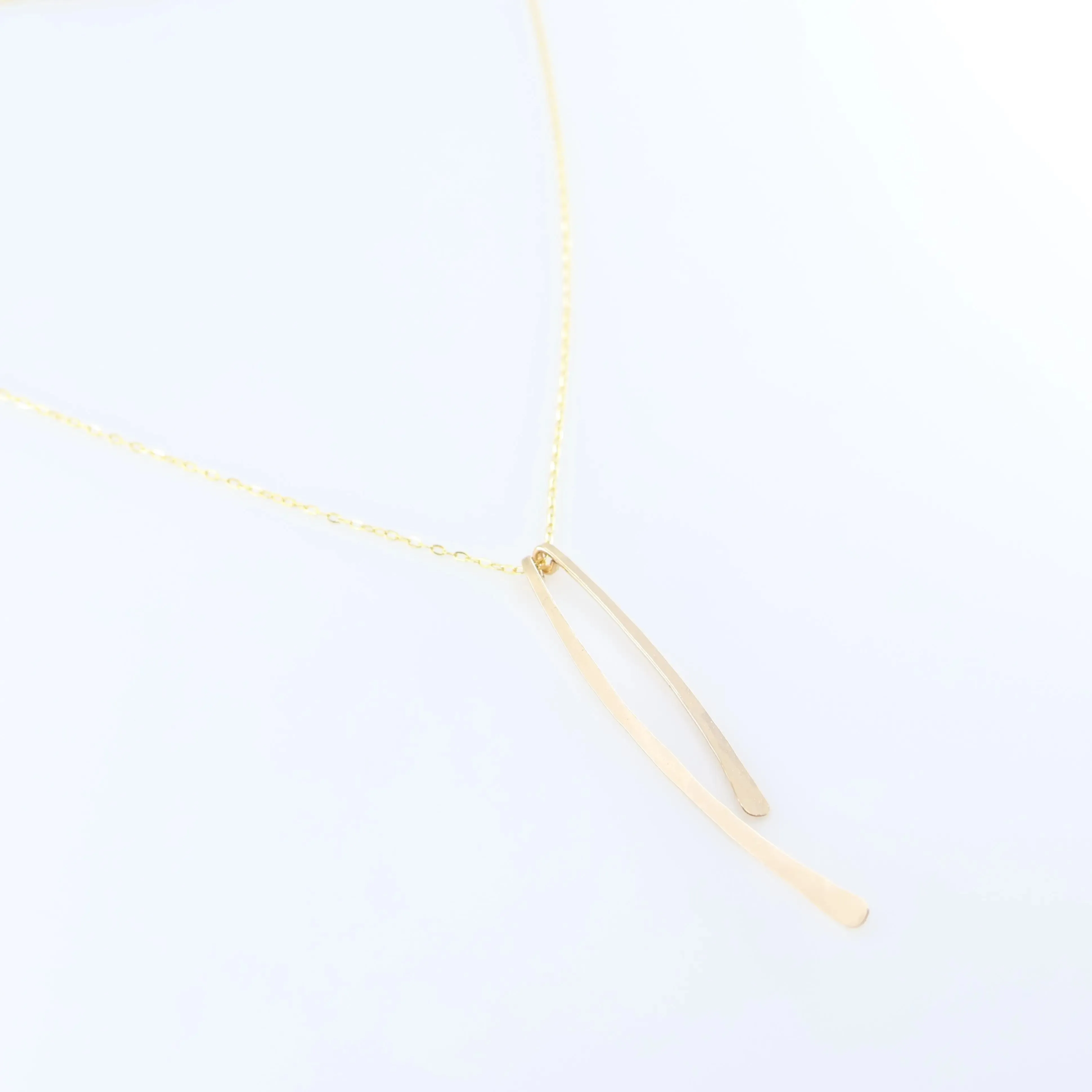 Forged Double Stick Necklace