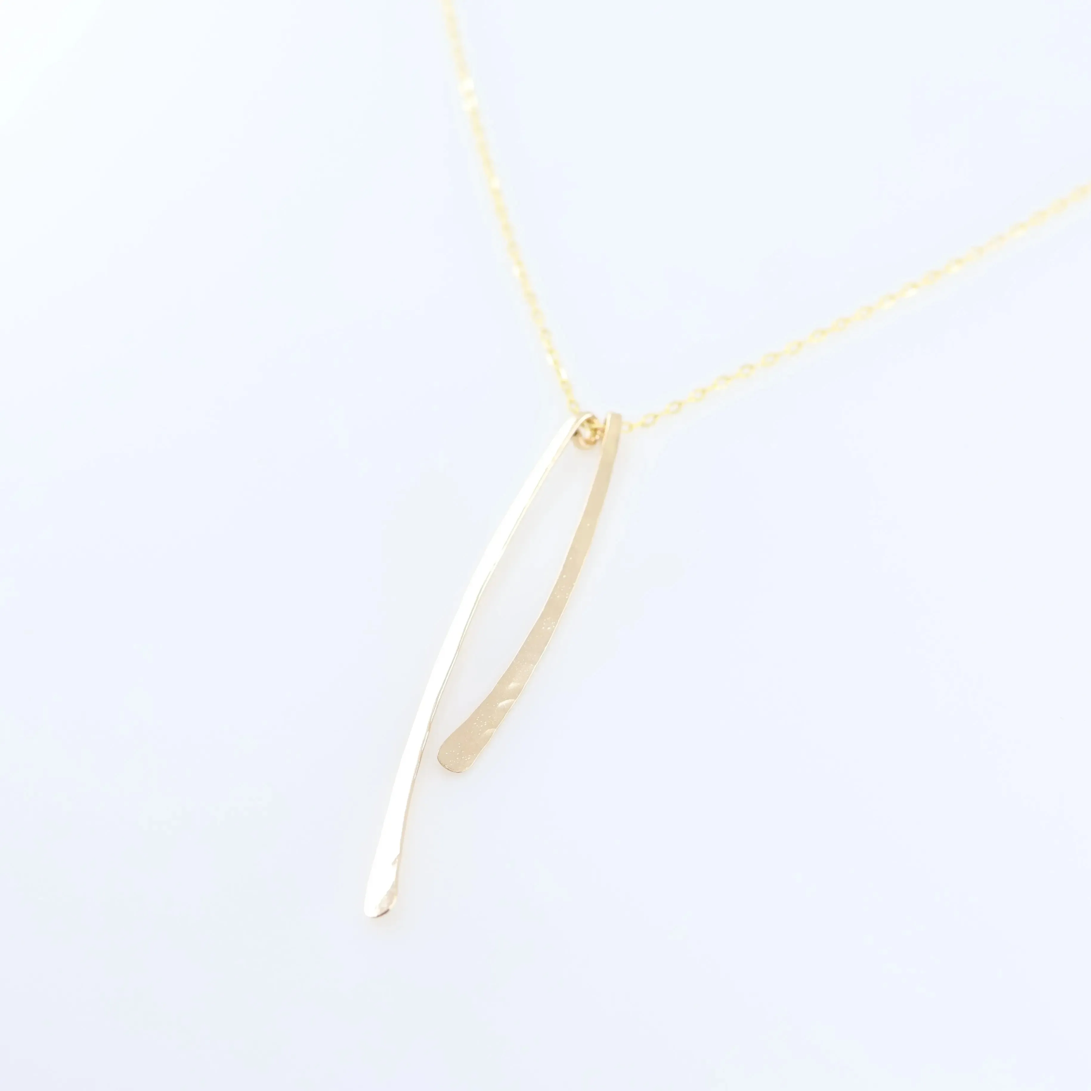 Forged Double Stick Necklace