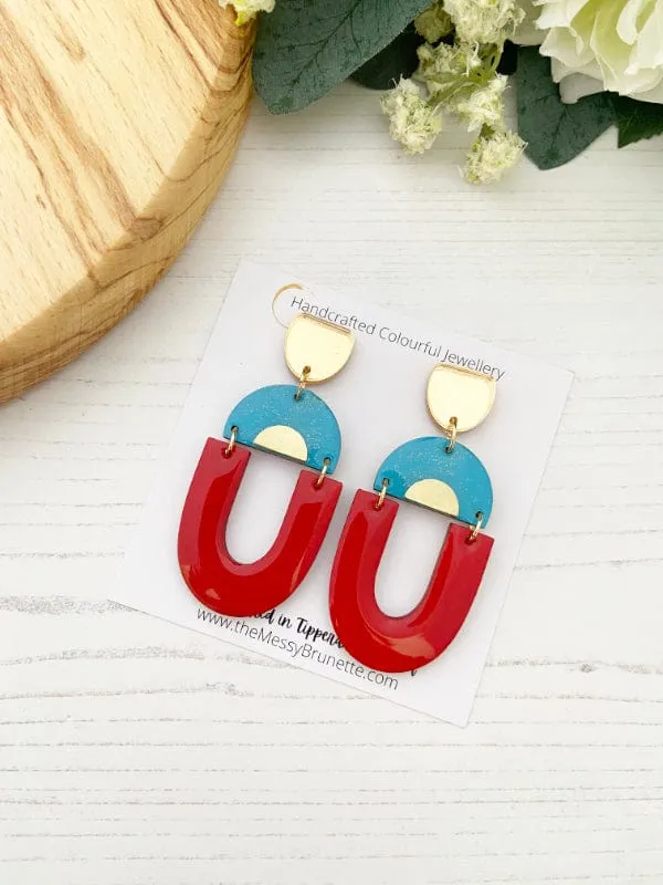 Geometric Arch Earrings