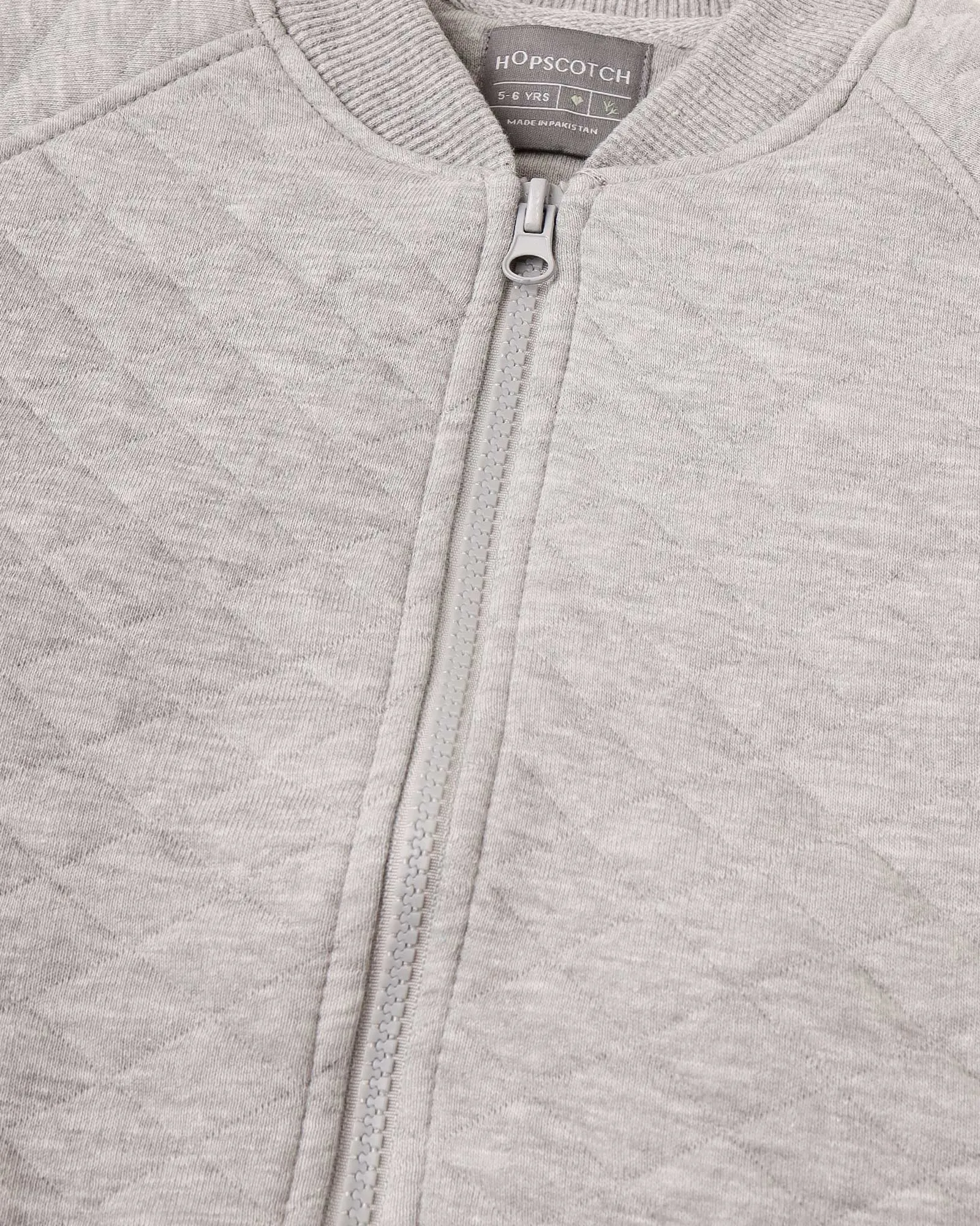 Grey Quilted Jacket