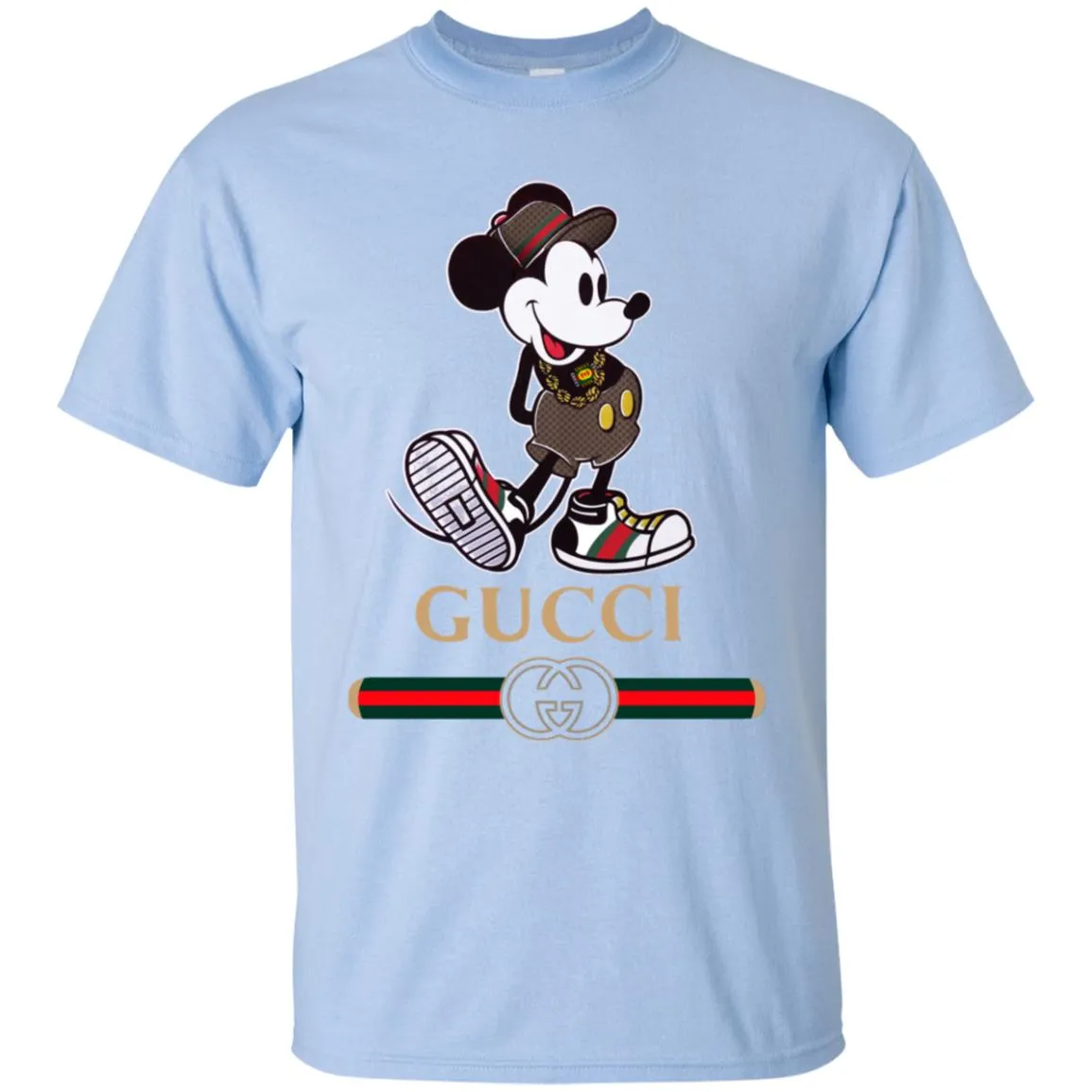 Gucci Mickey Kitty Beauty T-shirt Men Cotton T-Shirt