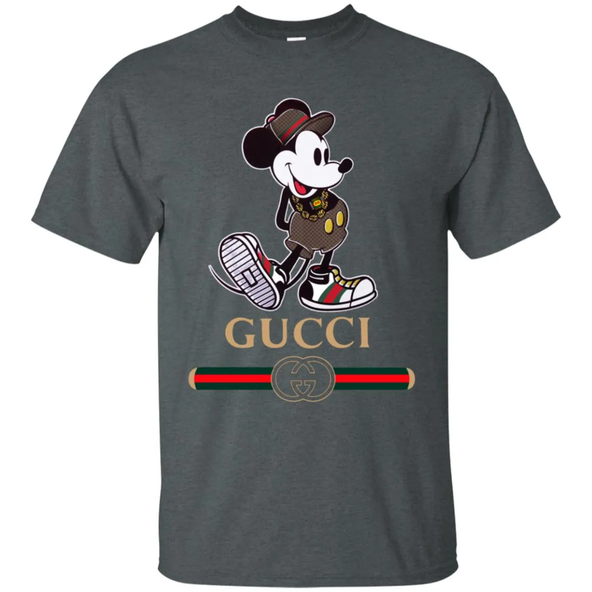 Gucci Mickey Kitty Beauty T-shirt Men Cotton T-Shirt