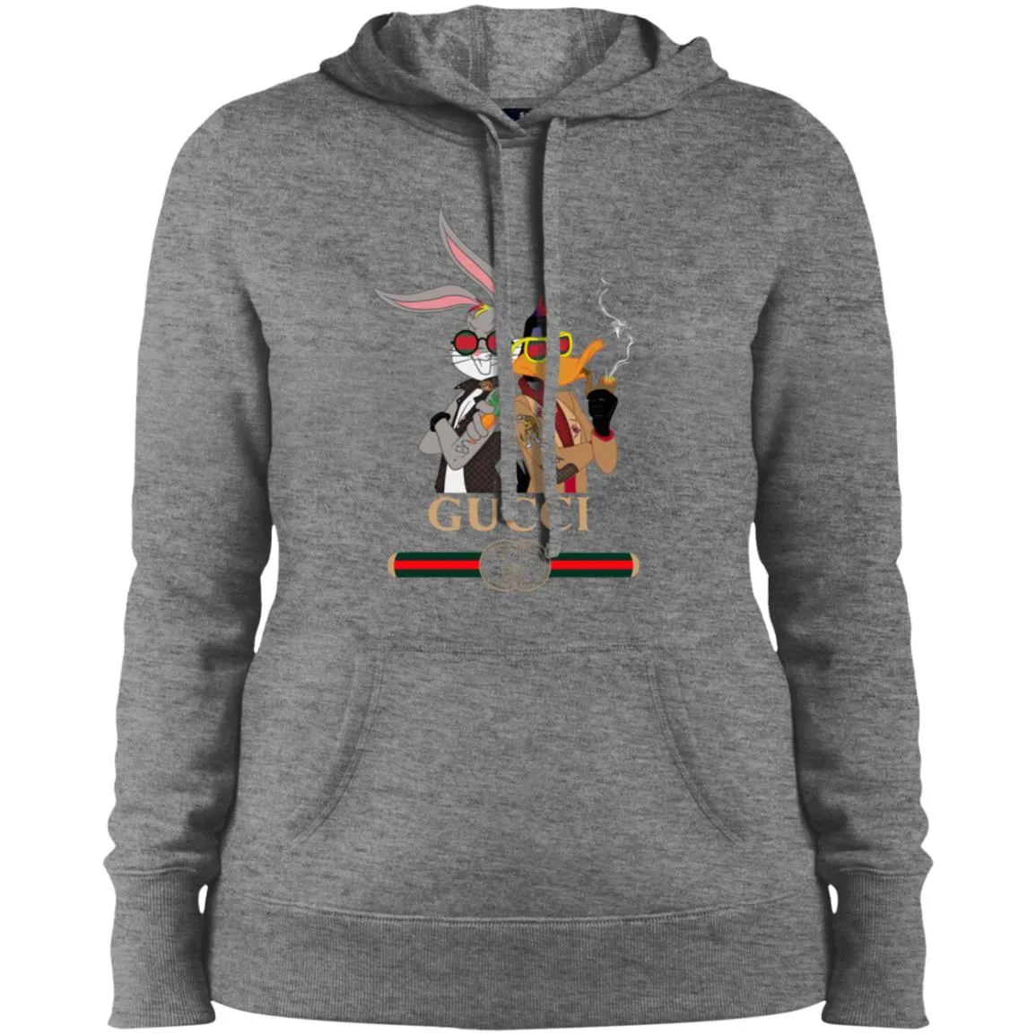 Gucci Trending T-shirt Rabbit And Donald T-shirt Women Hooded Sweatshirt