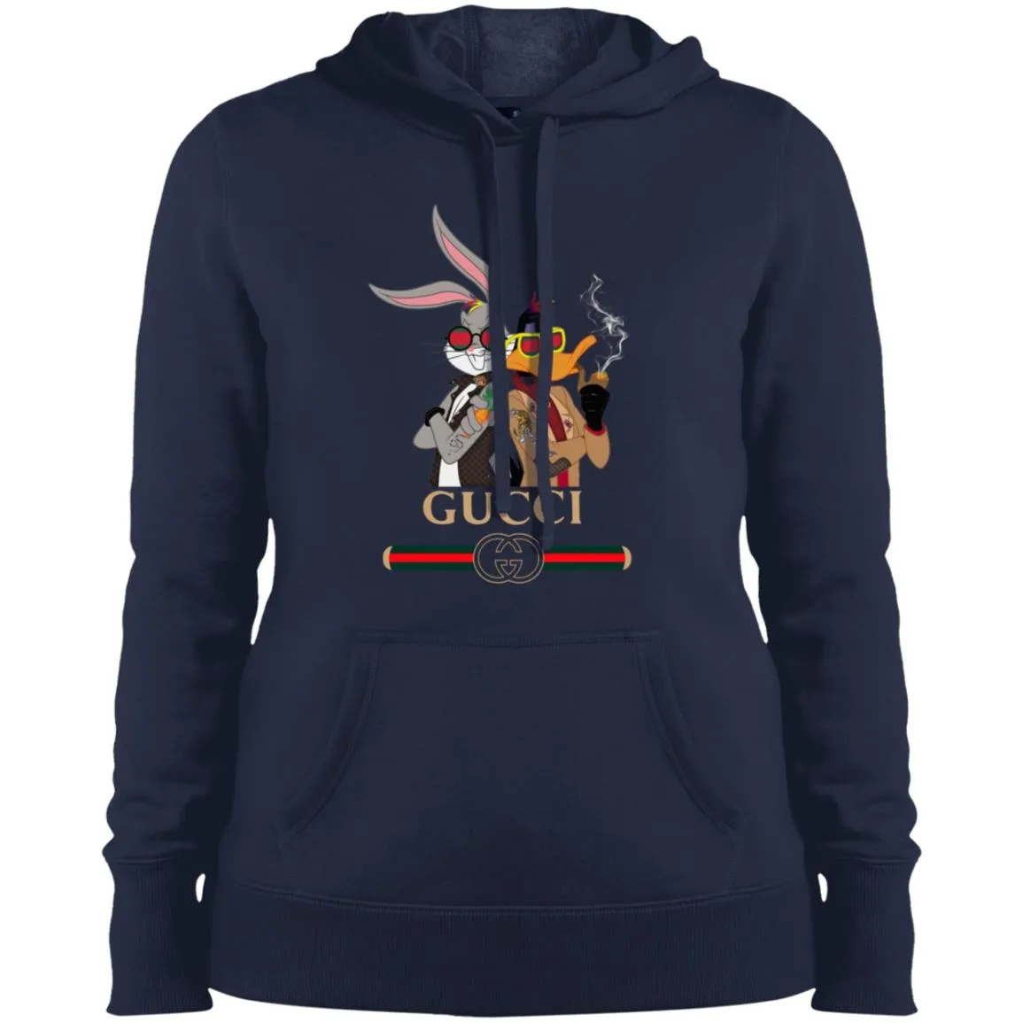 Gucci Trending T-shirt Rabbit And Donald T-shirt Women Hooded Sweatshirt