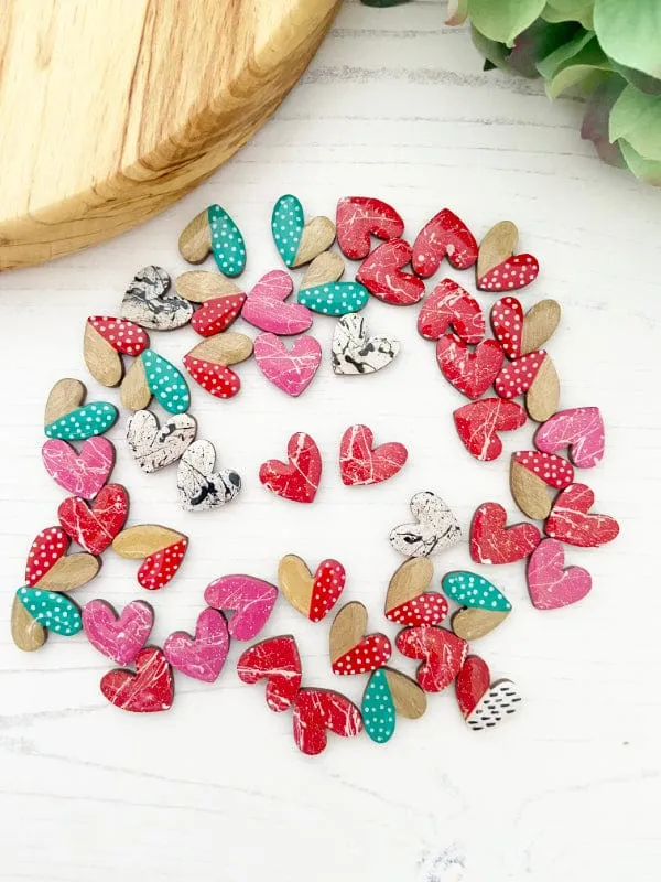 Lopsided Heart Stud Earrings