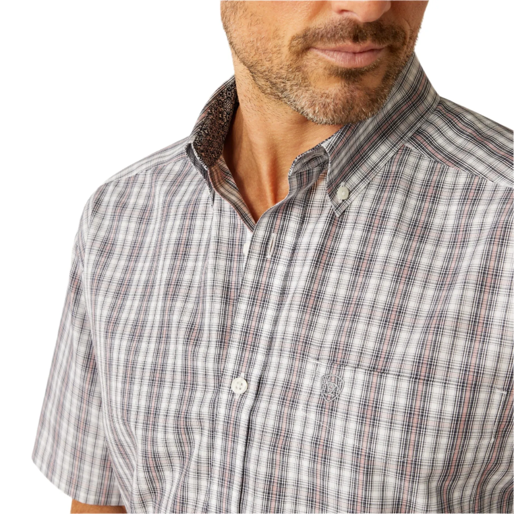 Men's Ariat  Wrinkle Free Onyx Classic Fit Button Down Shirt 10054814