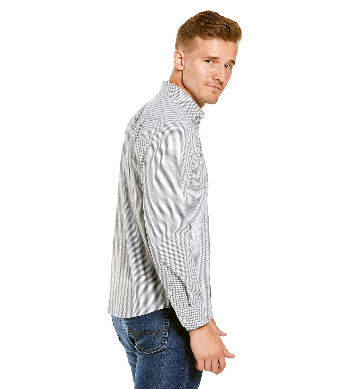 Men's Influencer Woven Shirt - Windowpane