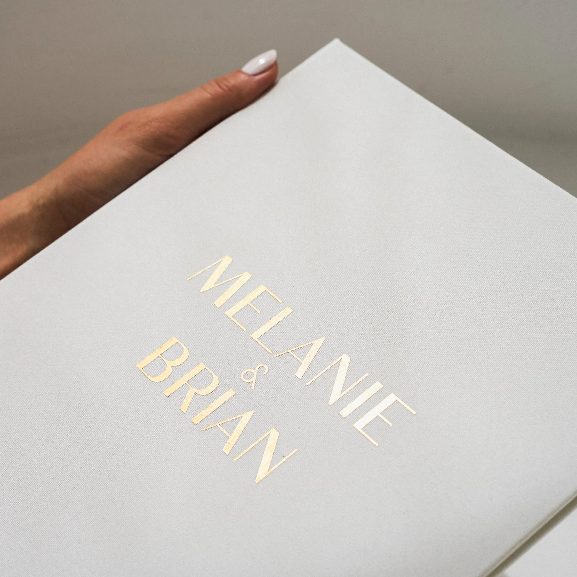 Silky White   Real Gold | Guest Book