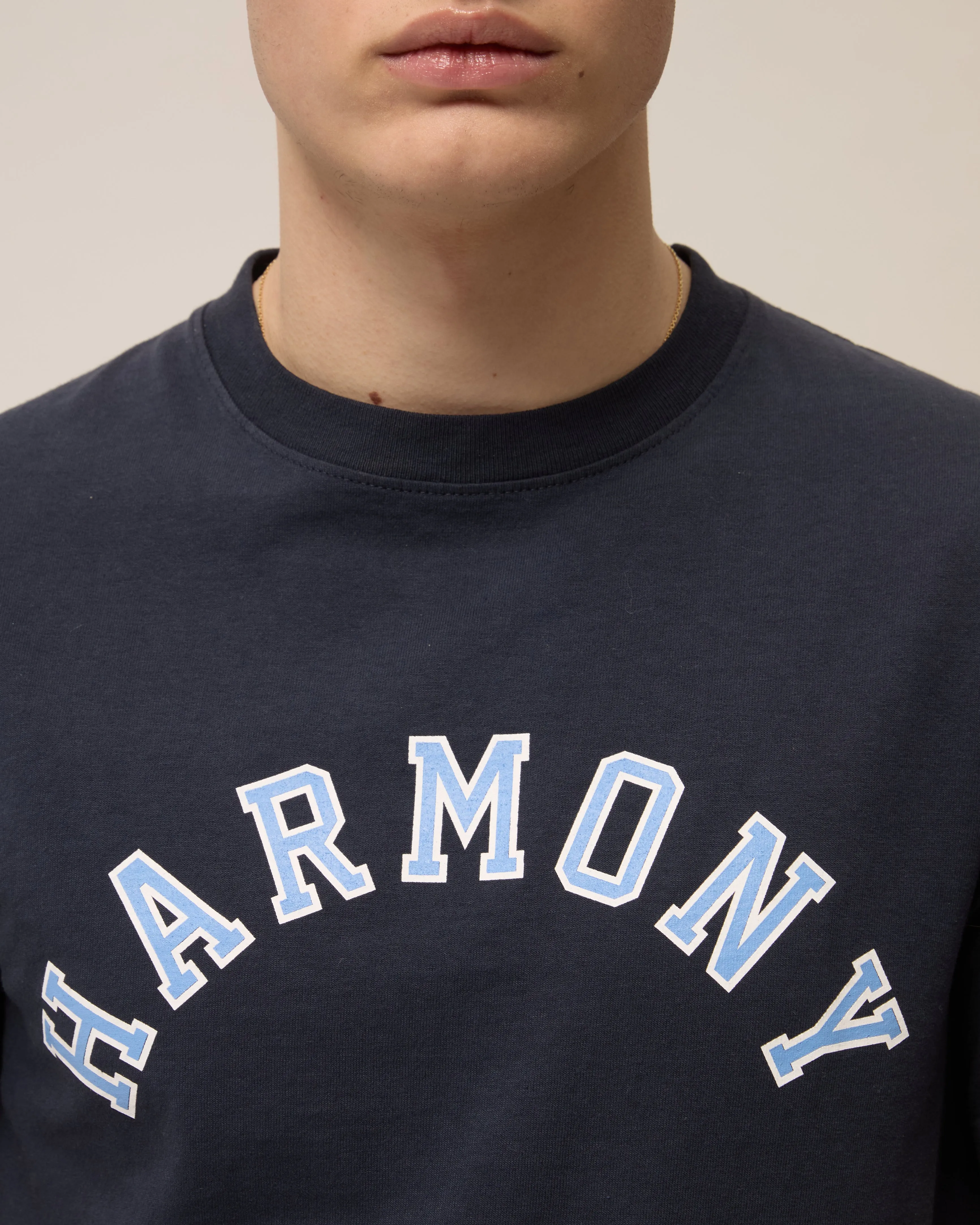 T-Shirt Varsity - Navy - Cotton Jersey