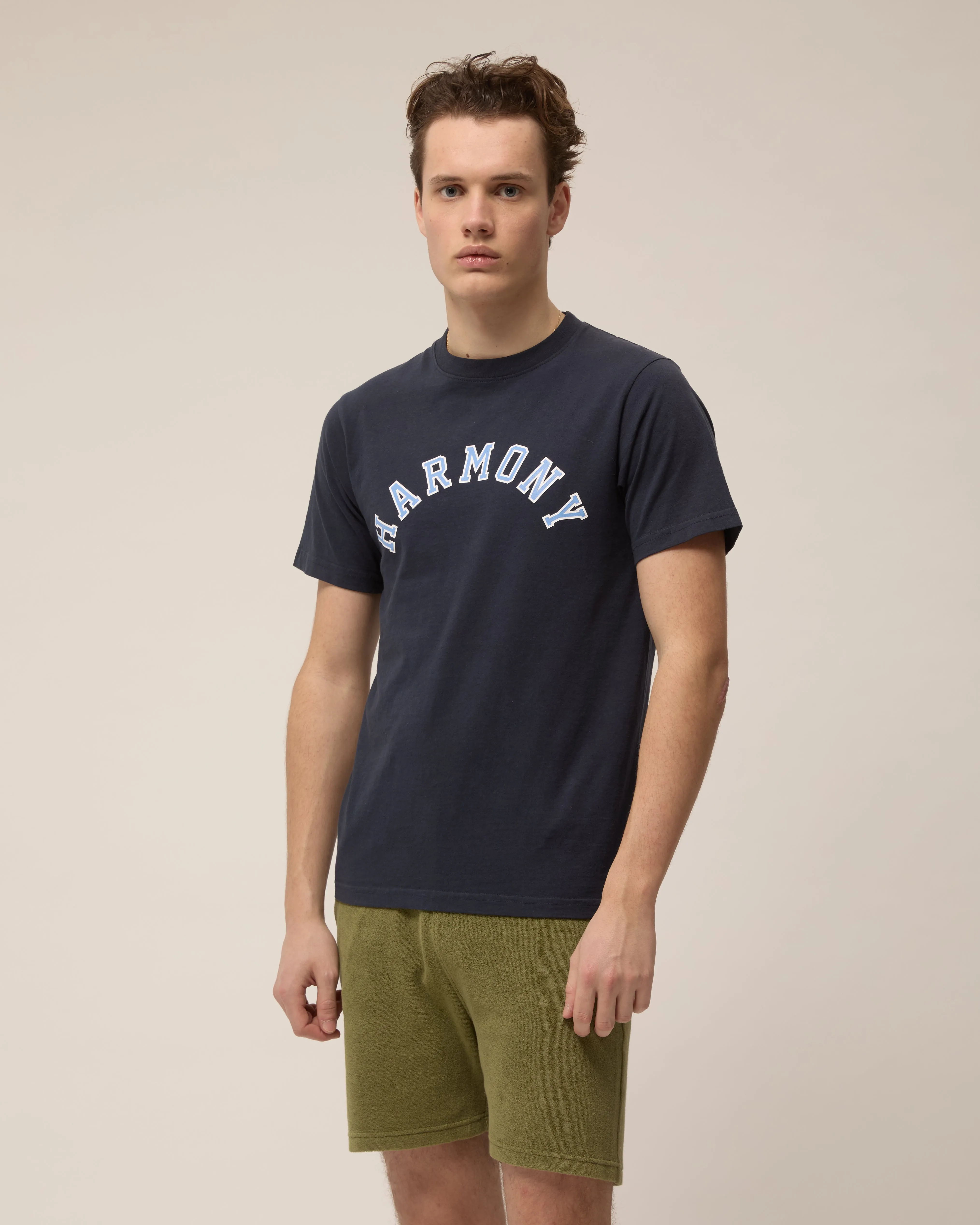T-Shirt Varsity - Navy - Cotton Jersey